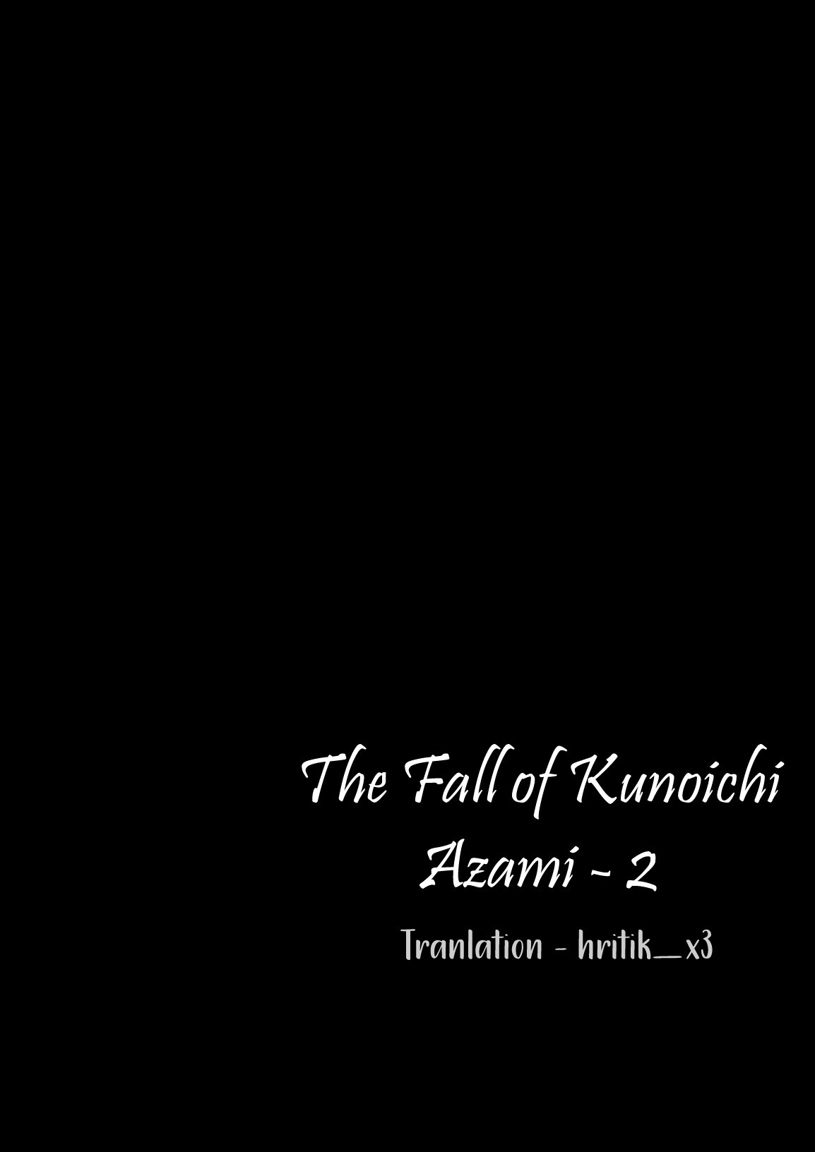 Hentai Manga Comic-Until The Female Ninja Azami Falls 3-Read-3